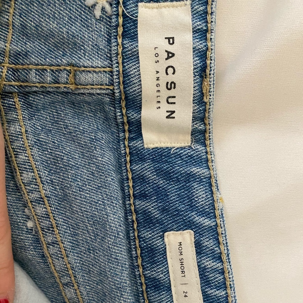 High-waisted shorts